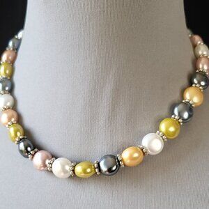 Multicolor perlescent Necklace